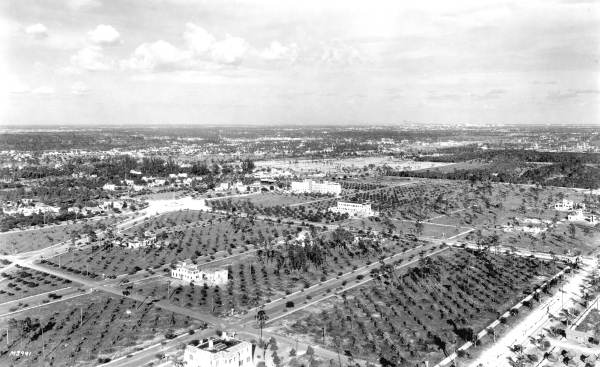View of Coral Gables from the Miami Biltmore hotel - Coral Gables, Florida
