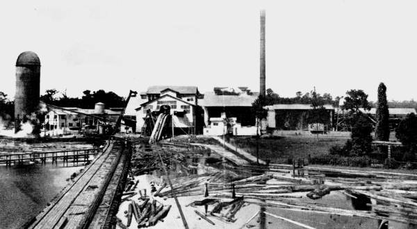 Burton-Swartz Cypress Company mill - Perry, Florida