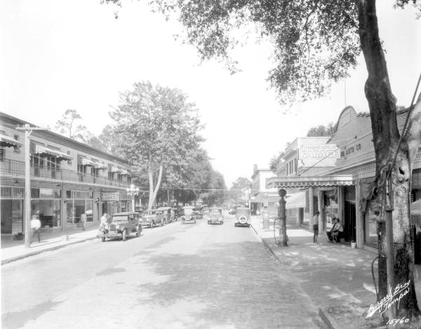 View down a street - Winter Park, Florida