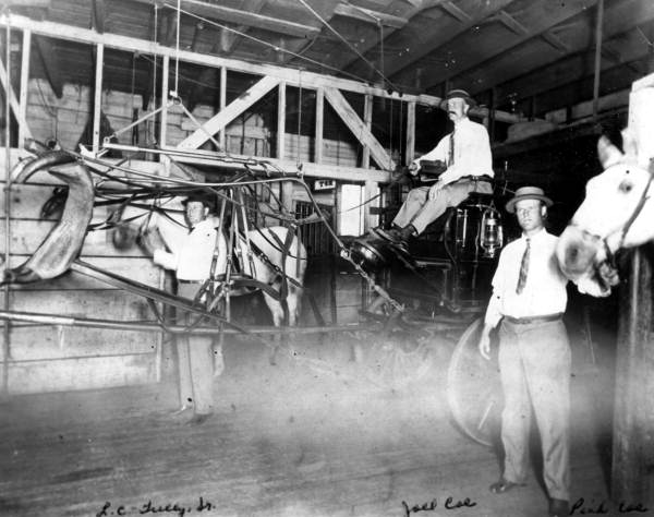 Firemen at the station - Tallahassee, Florida.
