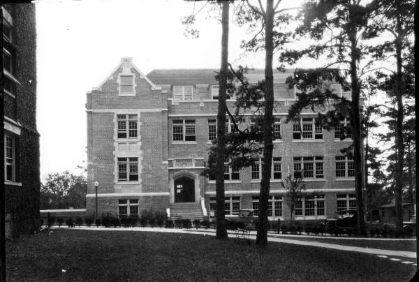 Side view of the History Building at Florida State College for Women - Tallahassee, Florida