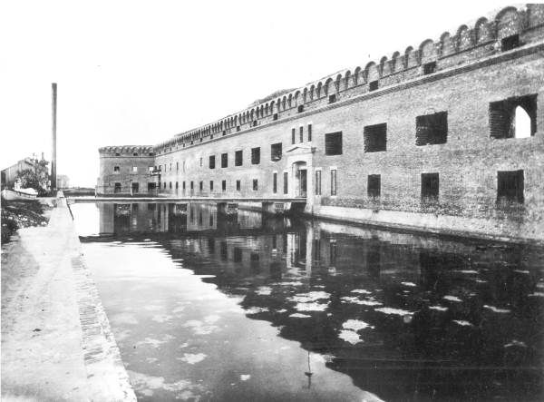 Moat surrounding Fort Jefferson - Garden Key, Florida