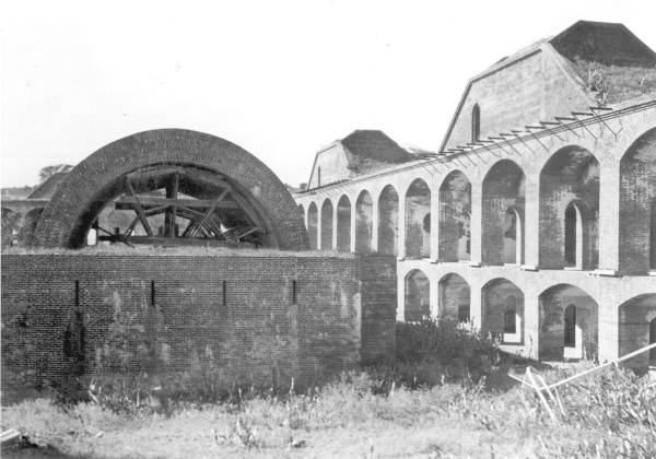 Close-up view of powder magazines at Fort Jefferson - Garden Key, Florida