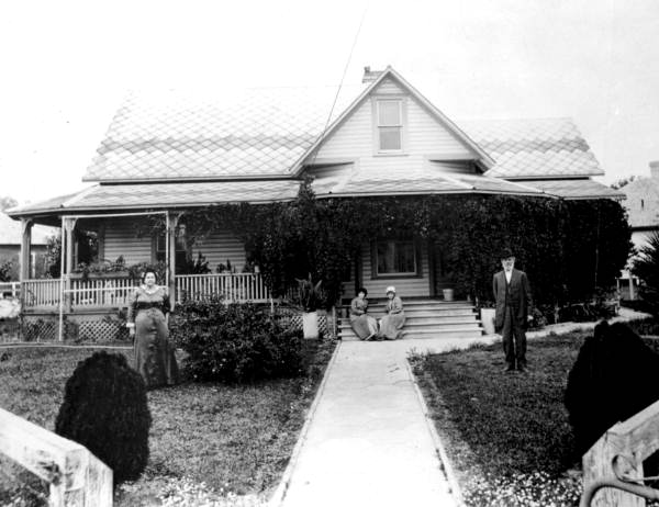 Kissimmee family outside their residence - Kissimmee, Florida