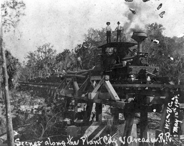 Steam engine #2 of the Warnell Lumber and Veneer Company - Plant City Region, Florida