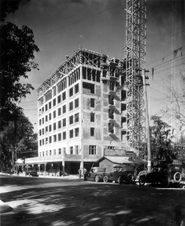 Construction of the Kelley Hotel - Gainesville, Florida.