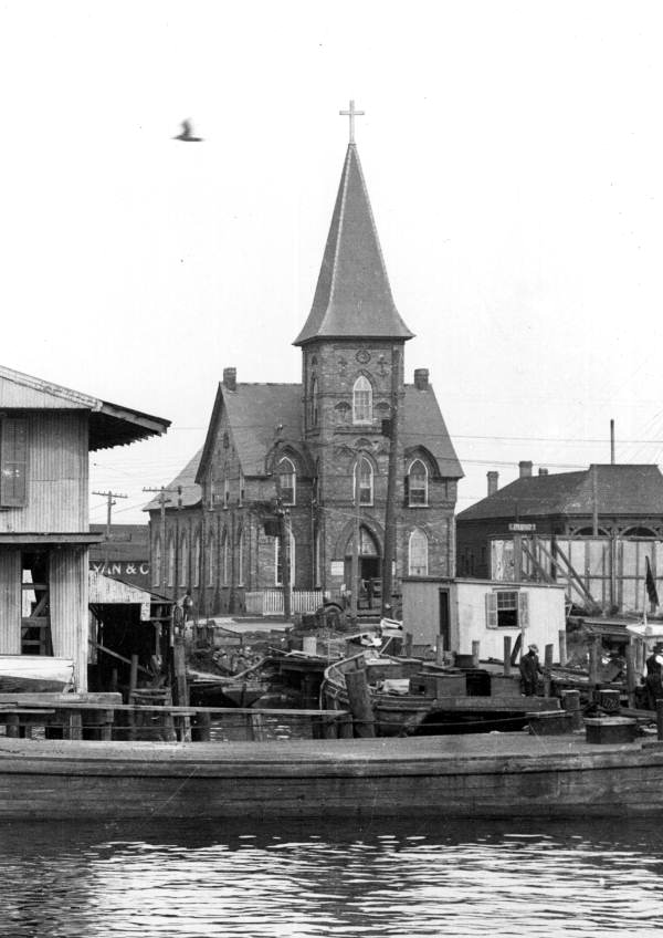 Norwegian Seaman's church by the docks - Pensacola, Florida.