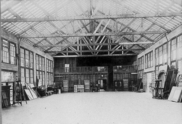 Interior view of film studio on south Miami Avenue - Miami, Florida.