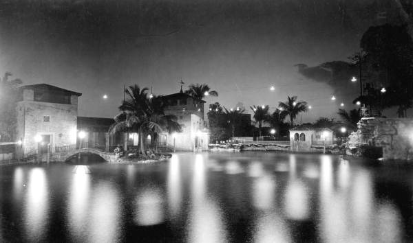 Venetian Pool at night - Coral Gables, Florida