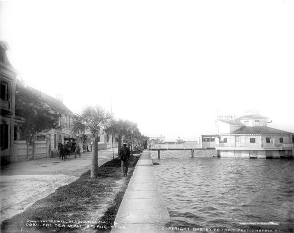 The Sea Wall, St. Augustine.