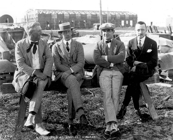 Men assembled for group portrait - Miami, Florida.