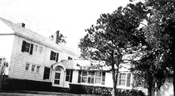 Back of the main house at Welaunee Plantation - Leon County, Florida