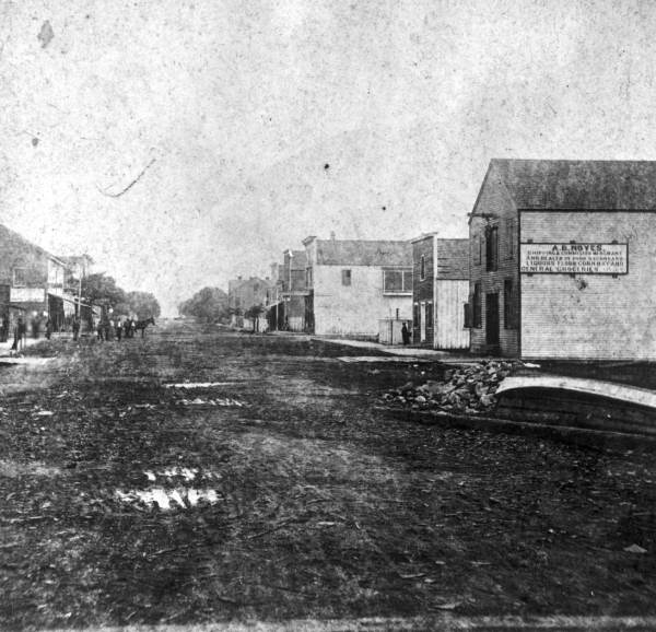 View down Center Street - Fernandina, Florida