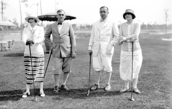 Golfers on the Miami Biltmore Hotel golf course - Coral Gables, Florida