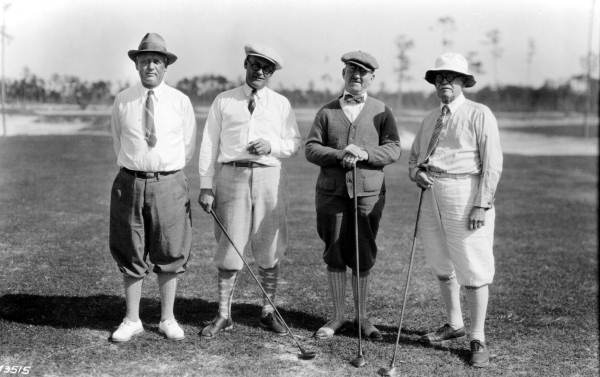 Golfers on the Miami Biltmore Hotel golf course - Coral Gables, Florida