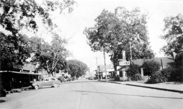 View of Washington Street - Chattahoochee, Florida.