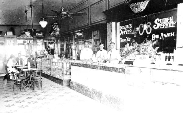 Interior view of the city drugstore - Lakeland, Florida
