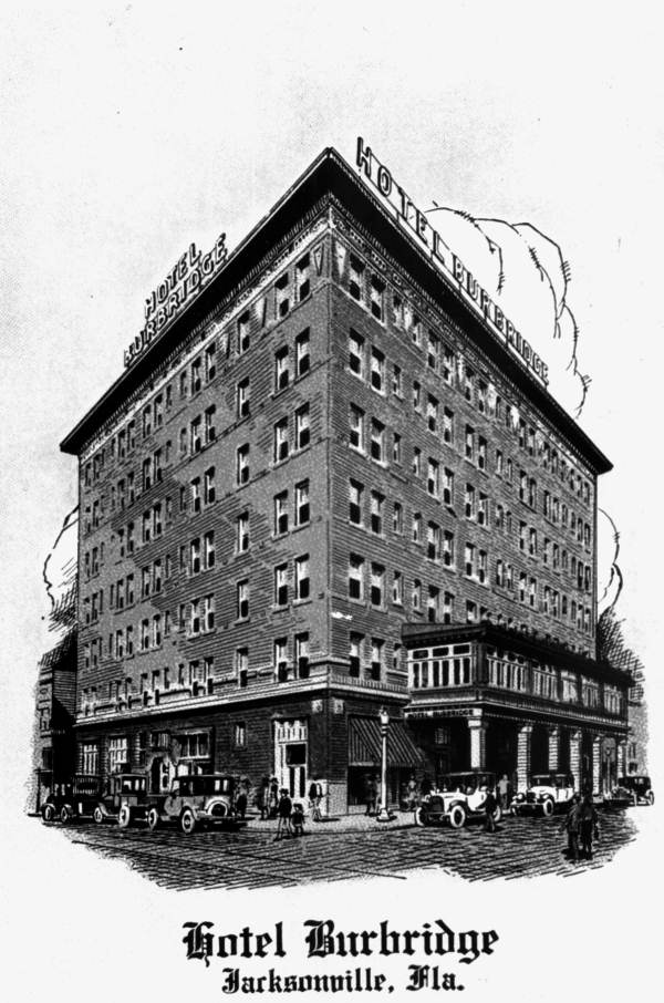 Hotel Burbridge- Jacksonville, Florida.