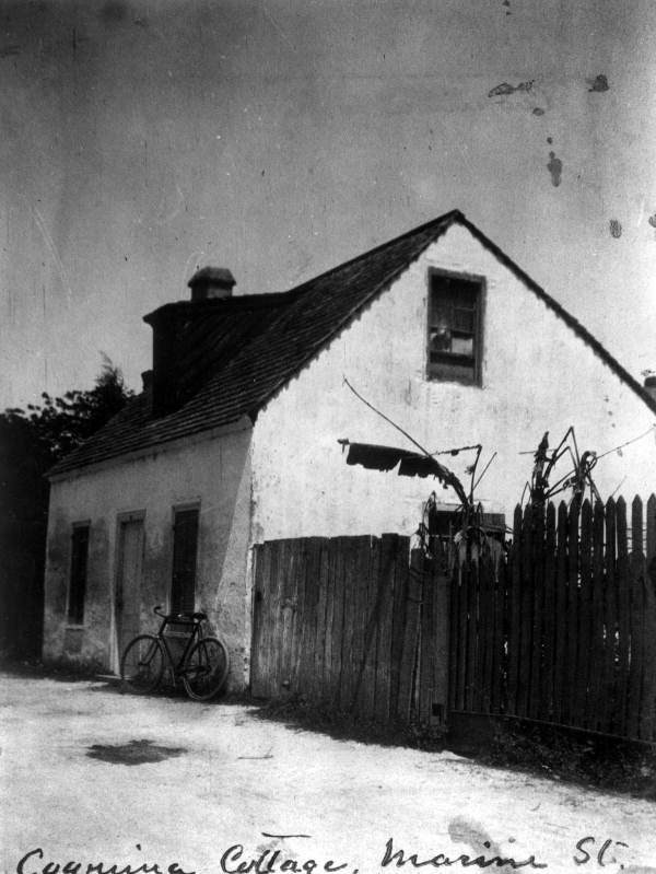 Cottage made from coquina at 53 Marine Street - Saint Augustine, Florida