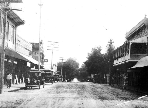 Main Street business district - Tavares, Florida.