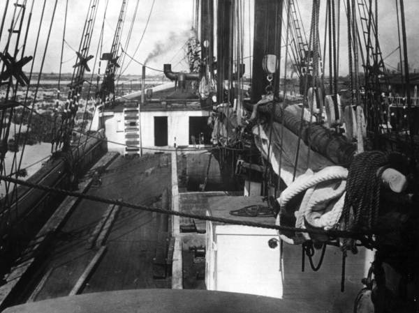 On board the Putnam Lumber Company ship "J.W. Clise" while docked at Commodore Point - Jacksonville, Florida