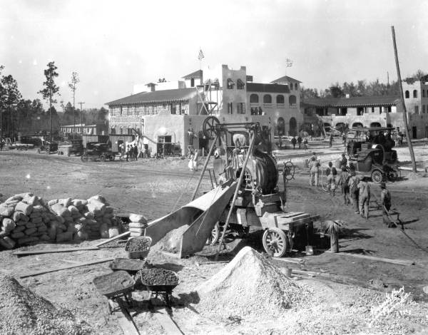 Construction crews at work - Homosassa, Florida