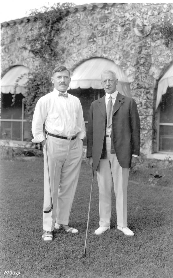 Golfers at the Coral Gables country club