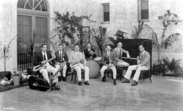 Orchestra at the Casa Loma hotel - Coral Gables, Florida