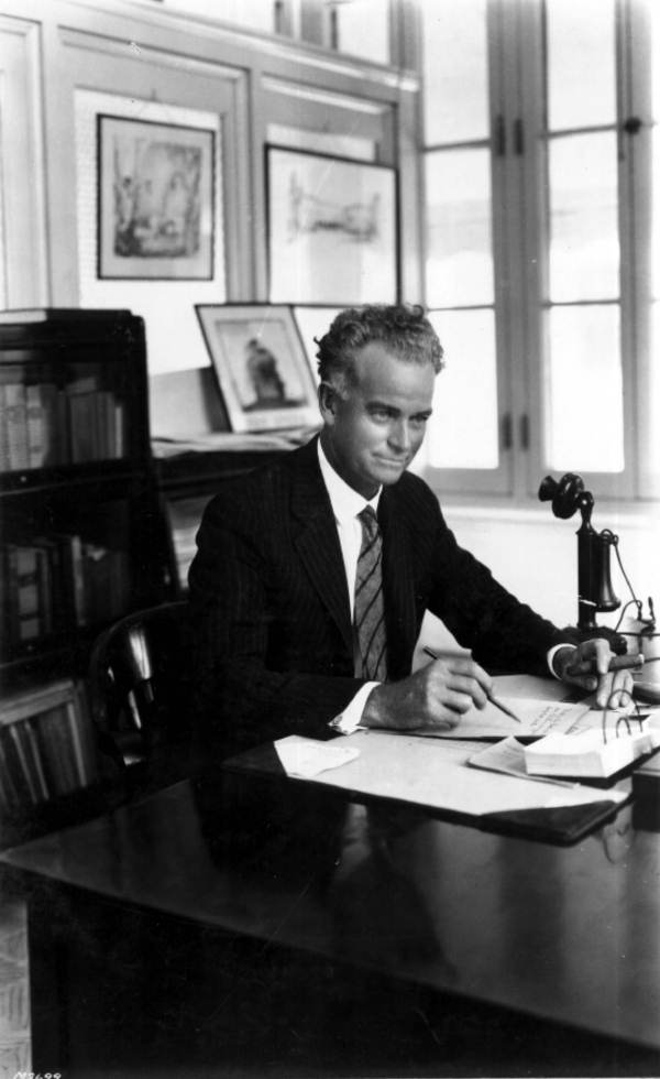 Edward T. Purcell at his desk - Coral Gables, Florida