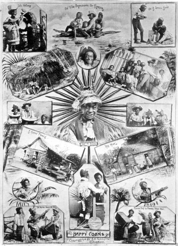 Photocollage of various scenes of African Americans