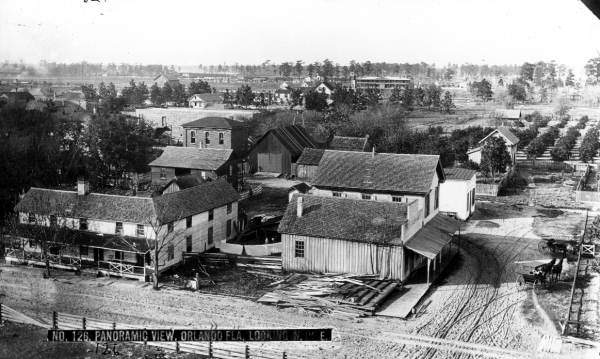 Panoramic view looking north of east - Orlando, Florida.