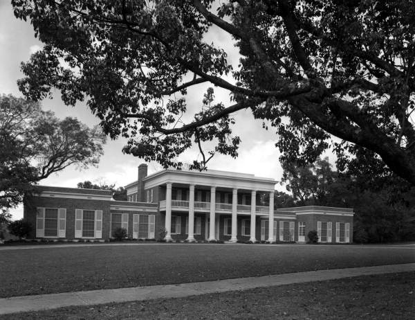 Exterior view of the new Florida Governor's Mansion - Tallahassee, Florida.