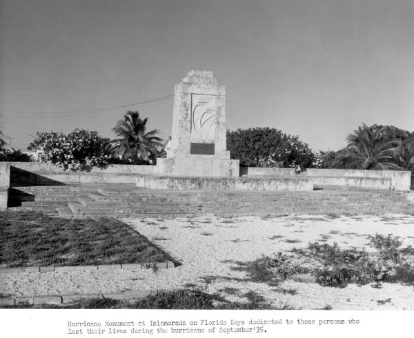 Hurricane monument dedicated to lives lost in 1935 - Islamorada, Florida