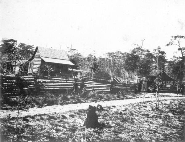 Typical "cracker" house and surrounding property - Eustis, Florida