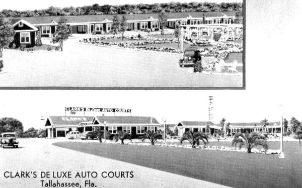 Clark's DeLuxe Auto Courts - Tallahassee, Florida.
