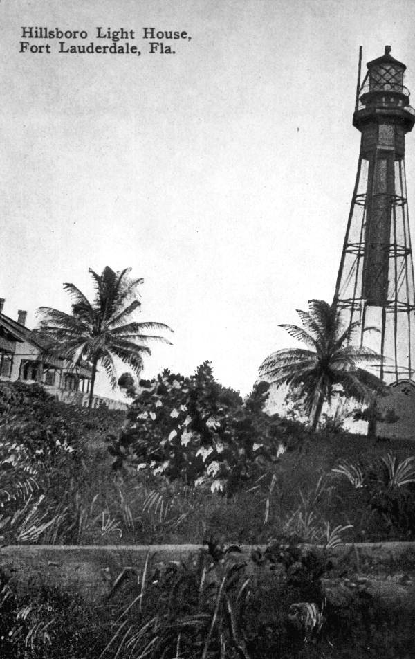 Lighthouse at Hillsboro Inlet.
