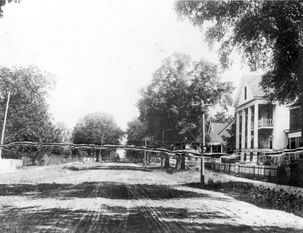 Looking north on Jefferson Street - Monticello, Florida