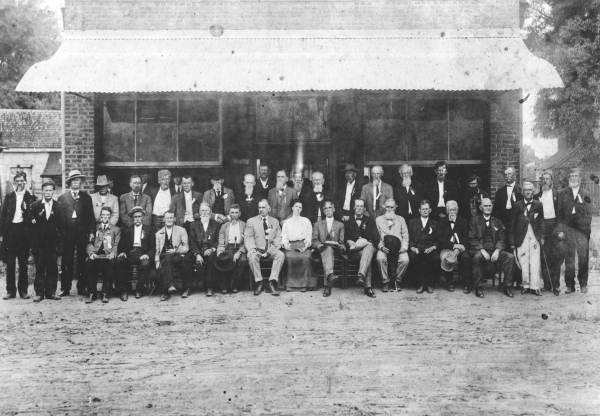Confederate veterans reunited for group portrait - Monticello, Florida