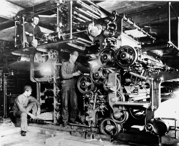 Florida Times Union pressroom - Jacksonville, Florida