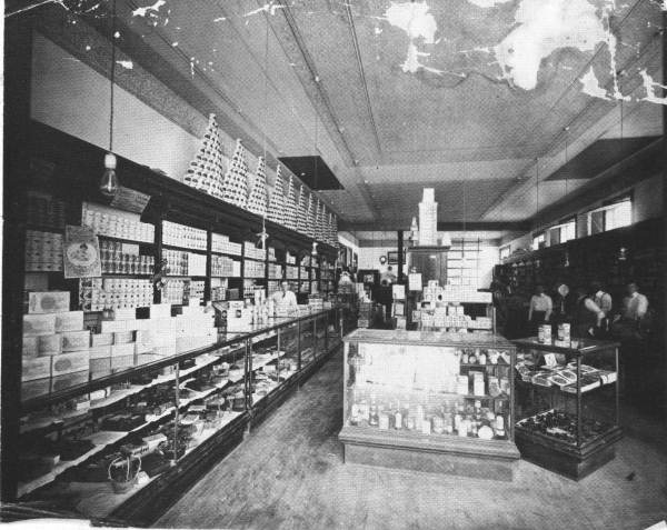 Interior view of Heitman's Grocery store - Fort Myers, Florida.