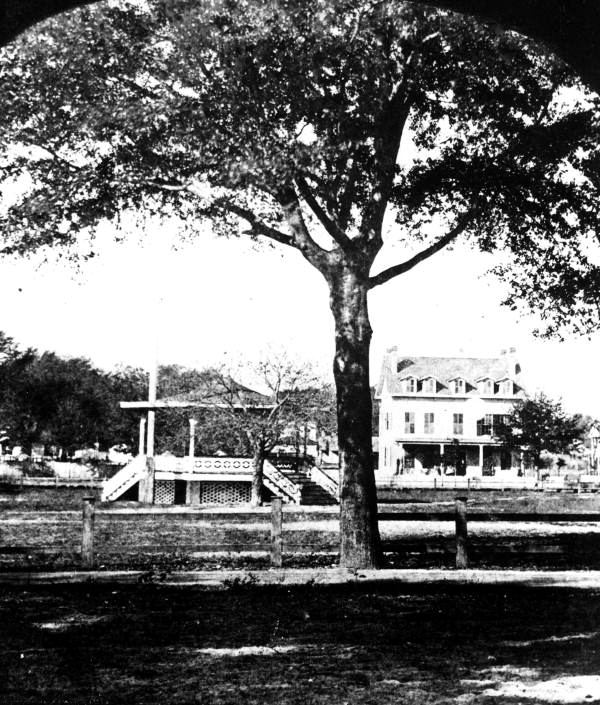 View of the gazebo in St. James Park - Jacksonville, Florida