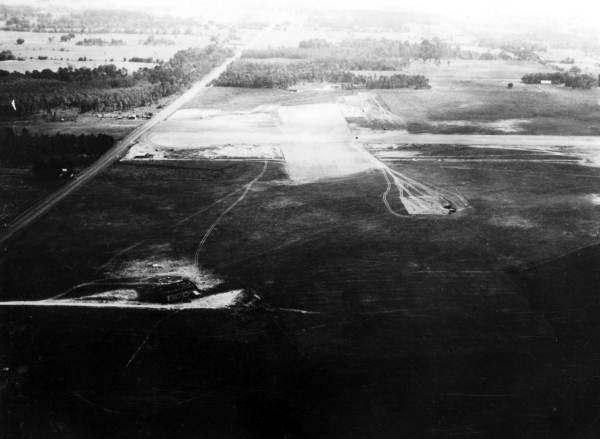 Aerial photograph of Dale Mabry Field - Tallahassee, Florida.