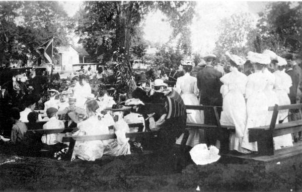 Memorial Day service at the city cemetery - Tallahassee, Florida.