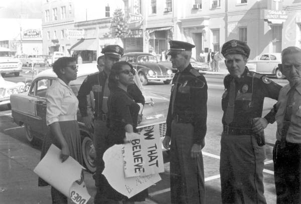 Boycott and picketing of downtown stores - Tallahassee, Florida.