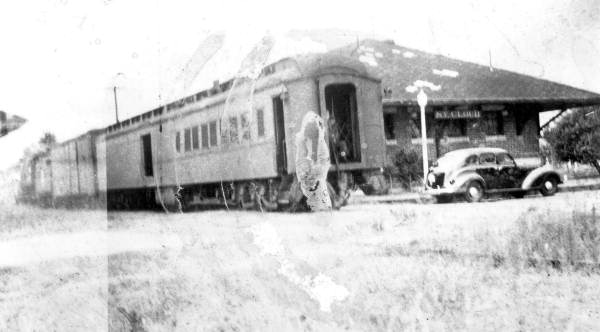 Last train to Saint Cloud at the depot - Saint Cloud, Florida.