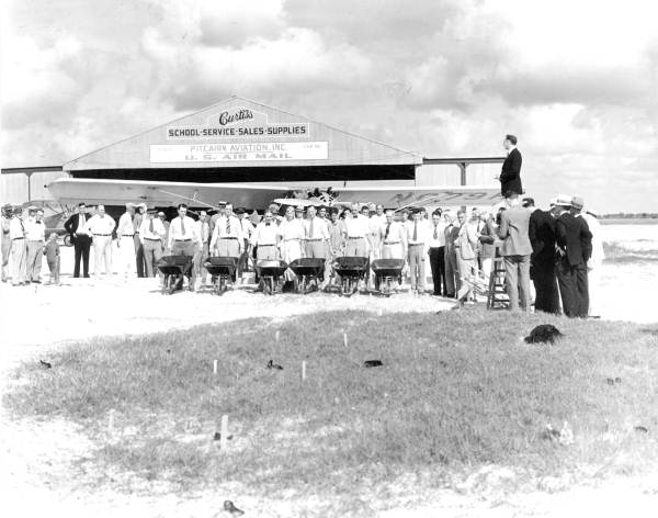 Groundbreaking at Municipal Airport - Miami, Florida