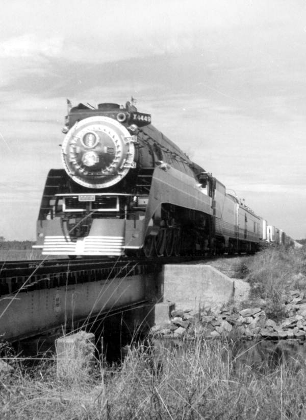Freedom train in Florida during the last leg of its journey - Duval County, Florida