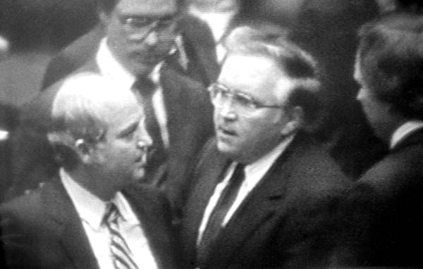 Legislators' heated quarrel during a Senate session - Tallahassee, Florida.