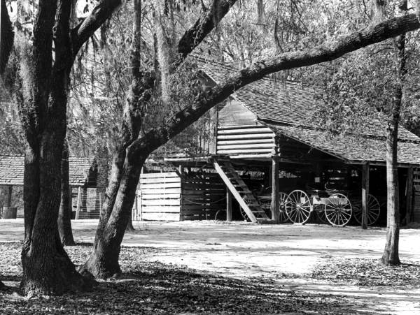 Farm building at the Tallahassee Junior Museum - Tallahassee, Florida.