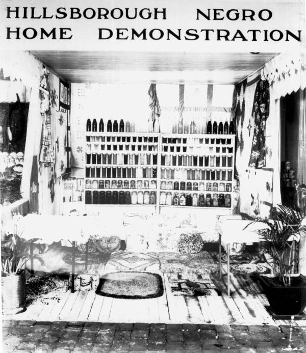Home demonstration exhibit at a fair - Hillsborough County, Florida